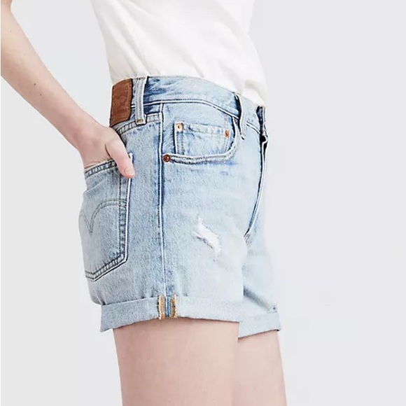 Levi's
501 Rolled Denim Shorts Size 25 - Picture 3 of 3